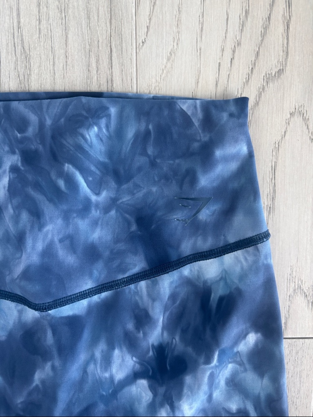 Gymshark Elevate Lakeside Blue Spray Leggings Size Small - Picture 7 of 7